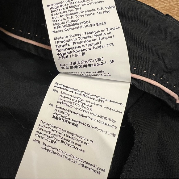 BOSS Tulea Stretch Wool Pants 14 - Picture 6 of 9